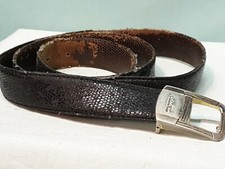 Vintage Valentino Belt Buckle on Leather Mens size 40.