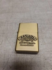 STURGIS MOTORCYCLE BIKER BIKE WEEK BRASS LIGHTER South Dakota USA Harley RALLY