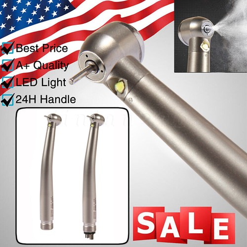 E-generator Dental LED Fiber Optic High Speed Handpiece 2/4hole Drill hand piece - Picture 5 of 46