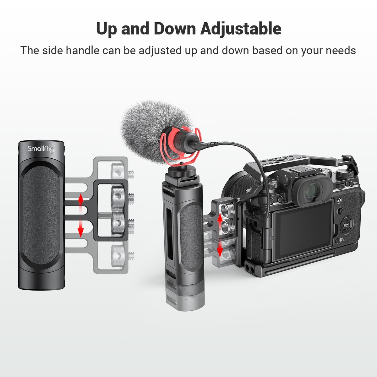SmallRig ZV-E10 Cage with Grip + Mini Side Handle for Sony ZV-E10