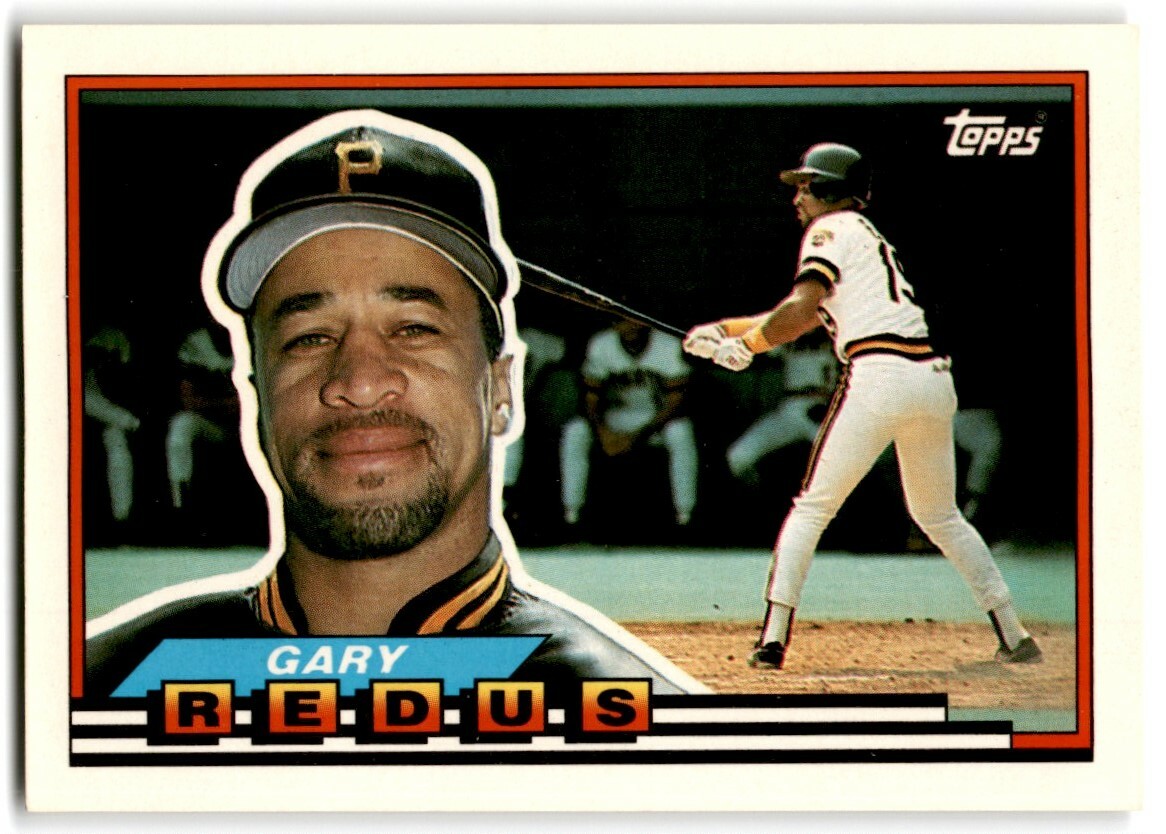 1989 Topps Big Gary Redus Pittsburgh Pirates #131
