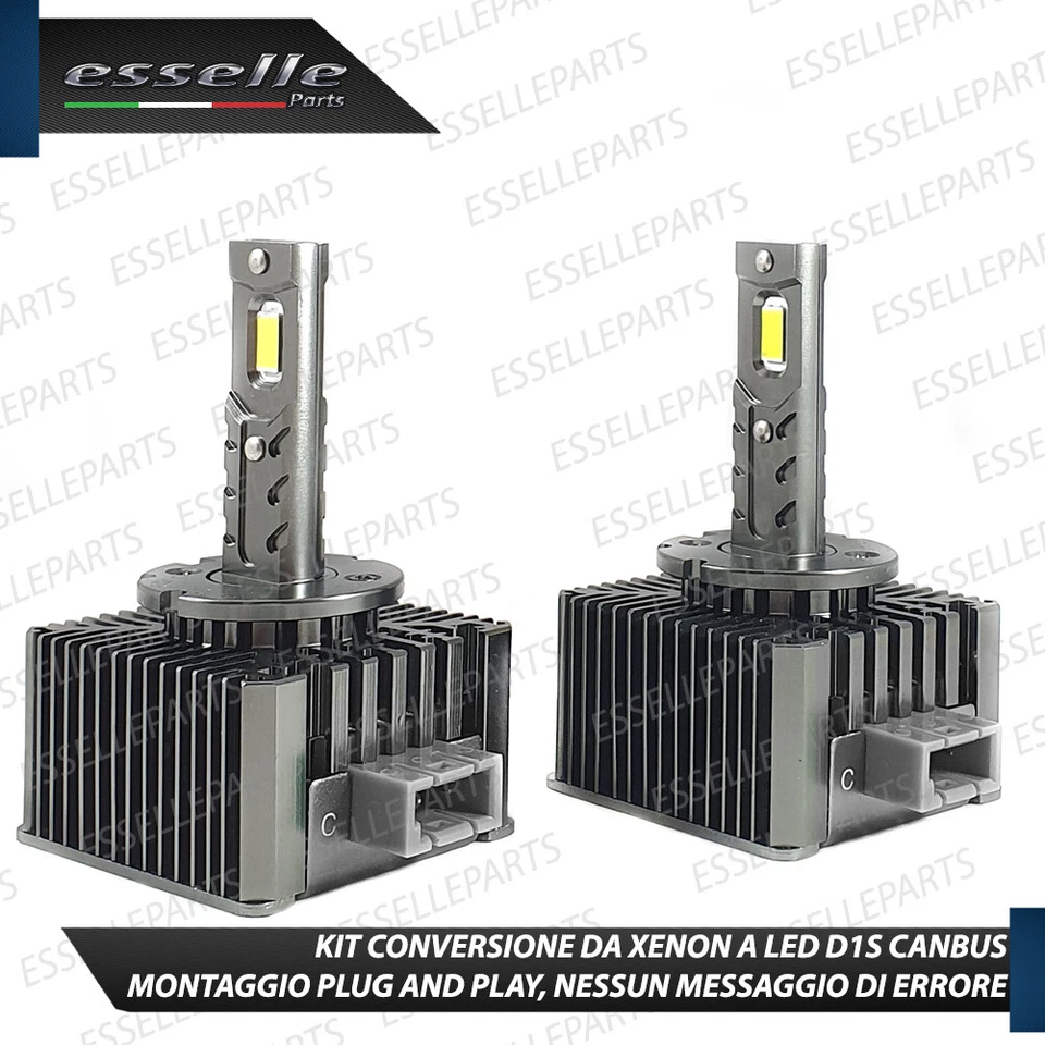 COPPIA LAMPADE D1S LED DA XENON A LED PER SAAB 9-3 II DAL 2008 AL 2013 6000K - Immagine 3 di 4