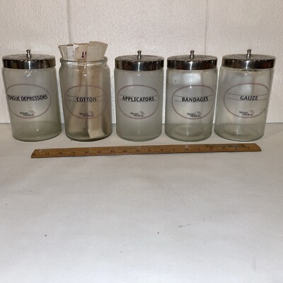 Moore Medical Container Rack Vintage Moore Medical Glass 7