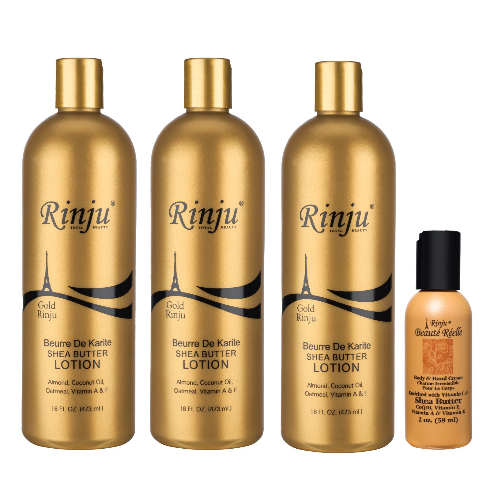 16oz Pack Of  3 With A Free 2 Oz Rinju Beaut&eacute; R&eacute;el