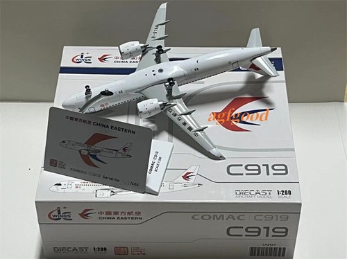 JC Wings 1:200 China Eastern Airlines C919 B-919A Finished Aircraft Model New - Picture 11 of 17