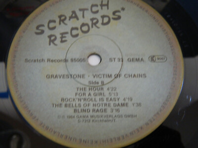 洋楽 Gravestone / Victim of Chains / LP Gravestone – Victim Of