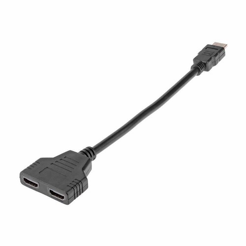 HDMI 2 Dual Port Y Splitter 1080P HDMI Male to Double Female Adapter Cable Cord - Picture 5 of 9