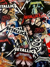 Metallica Sticker Pack - Heavy Metal Stickers , Thrash Metal Stickers