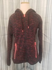 SuperDry Sport Womens Size S 6 Full-Zip Hoodie Long Sleeve Sweater