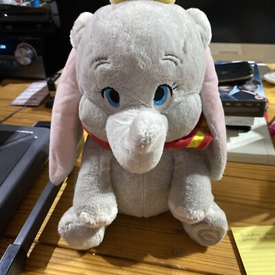 Disney Store Dumbo Blue Soft Plush 12” Elephant Big Giant Ears