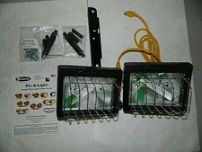 Fostoria Portable Work Light 120 Volt 1000 Watt Electric Halogen Qh-2 Fostoria Portable Work Light 120 Volt 1000 Watt Electric Halogen Qh-2