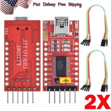 2 SET FT232RL 3.3V 5.5V FTDI USB to TTL Serial Adapter Module Mini Port USA