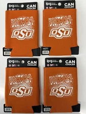 RARE! 4 Oklahoma State Pistols Firing! CAN Cooler IPG Team Sports FAST FREE SHIP