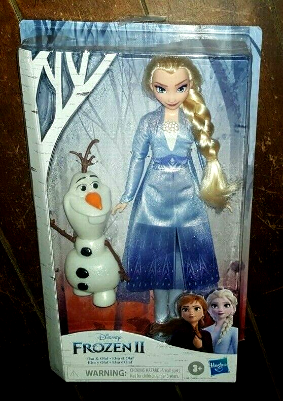 Disney Frozen II 2 Elsa & Olaf Doll Set 11in, NIB