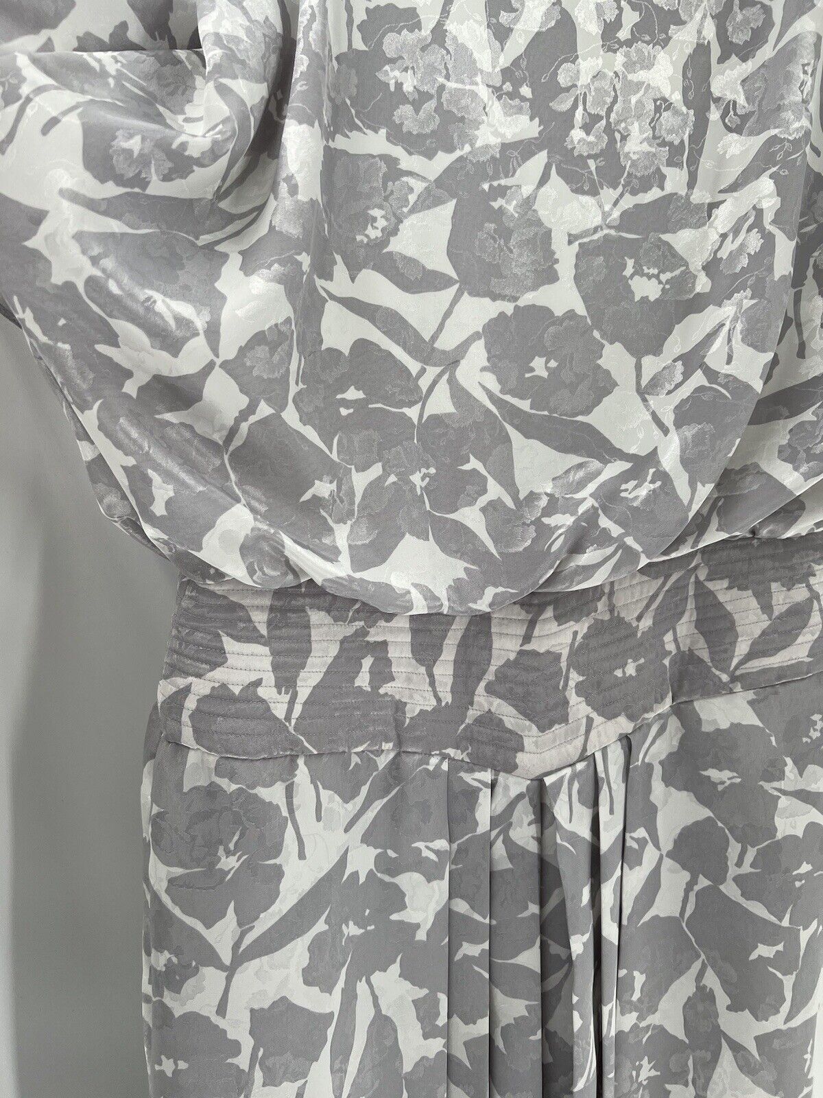 Karida London Womens Vintage Dress 16 XL Gray Whi… - image 3