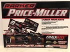 2021 PARKER PRICE-MILLER #19 WORLD OF OUTLAWS 410 SPRINT CAR DIRT POSTCARD — photo 2