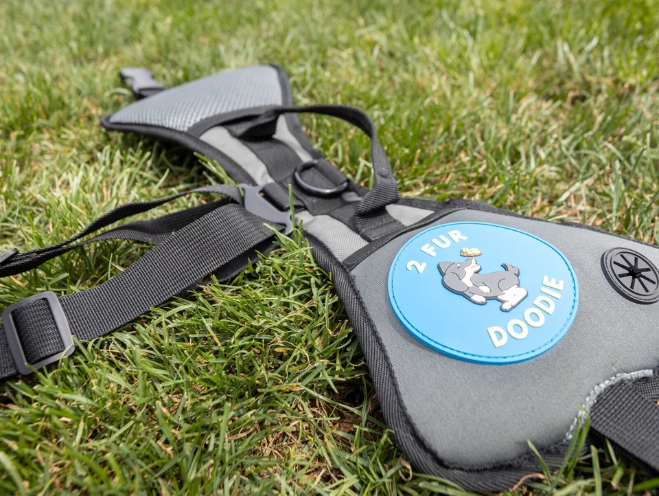 Poop Saddle - Hands-Free Dog Poop Bag Holder Harness Attachment – Small 15-35lbs - Image 2 of 4