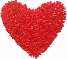 Red Fuse Beads 1000 Pcs 5Mm Melting Beads Refill Christmas Kids Crafts