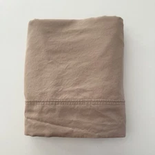 WAMSUTTA 100% Cotton Flat Sheet : Brown / Tan - CALIFORNIA KING