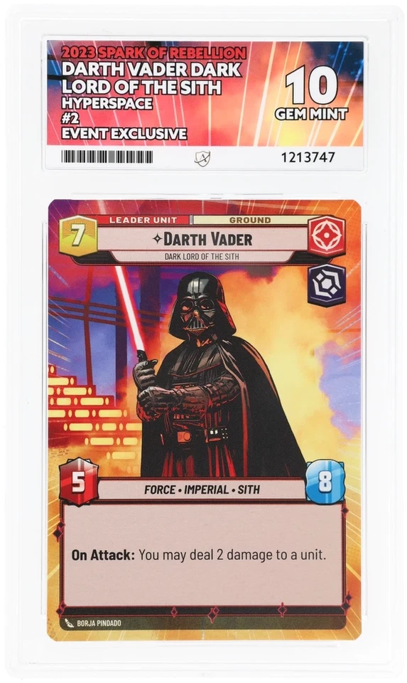 Star Wars Unlimited ACE GEM 10s – Darth Vader / Luke Skywalker – Event Exclusive - Image 3 of 4