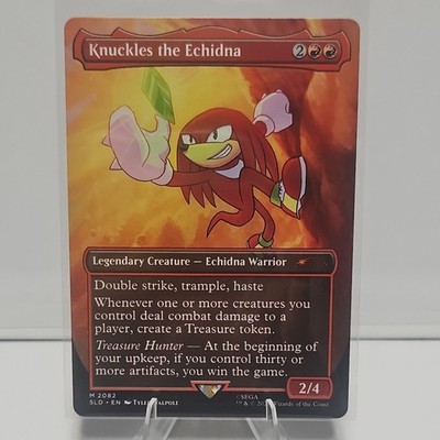Knuckles the Echidna  SLD, #2082, Mythic, Magic the Gathering 
