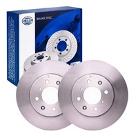 2X Hella Bremsscheiben 261Mm Vorne Passend FüR MG MG Rover 200 25 400 45