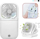 Portable Neck Hang Fan Foldable USB Adjustable Rechargeable Cooling Handheld Fan