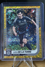 2025 Topps Chrome MLS Luca De La Torre #128 Gold Refractor /50 San Diego FC
