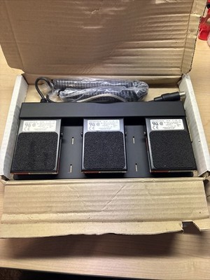 LINEMASTER Treadlite II T-91-S Tripple Footswitch. New Open Box