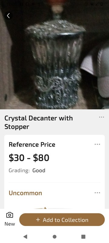 Clear Glass Decanter with Stopper Included, Crystal Style Clear Glass Decanter