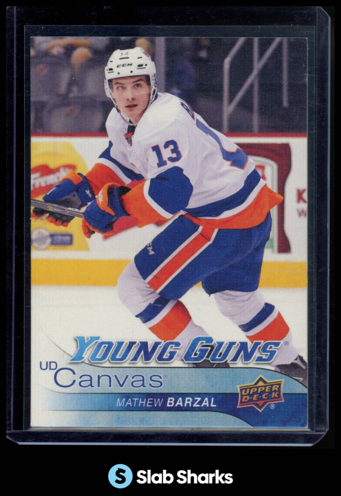2016 UPPER DECK #C107 MATHEW BARZAL UD CANVAS YOUNG GUNS RC ROOKIE