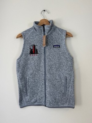 Patagonia Cornell University CREC Zip Up Pocket Gray Vest - XS