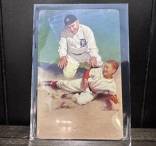 1953 TY COBB Joker Playing Card Brown & Bigelow High Grade No Advertising