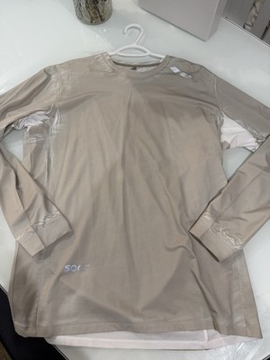Men's Soar Running Printed Long Sleeve Tech Tee Size XXL