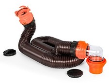 Camco RV Sewer Hose Extension Kit Swivel Fitting Rhinoflex Rhino Flex Camper