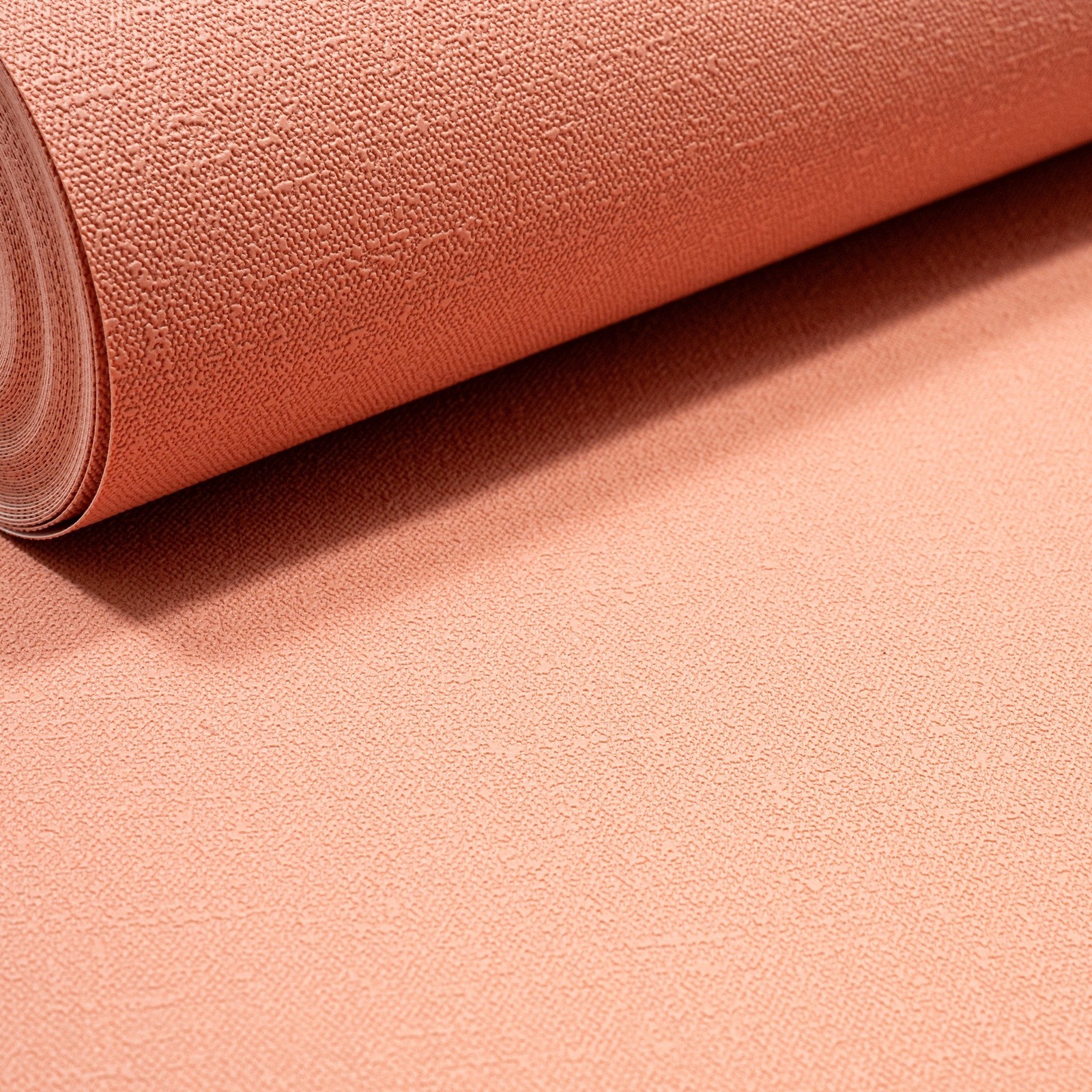 Plain Orange Wallpaper Slightly Imperfect Textured Vinyl Free Match Lounge