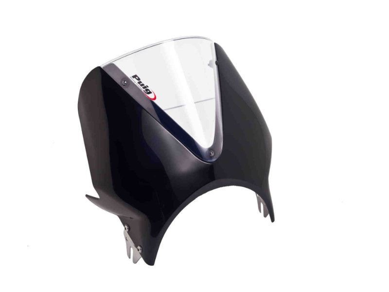 Puig Black Fairing With Clear Vision Screen Triumph Street Scrambler 900 17-19