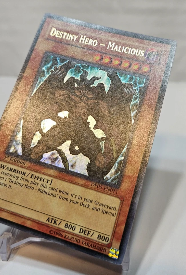 Destiny Hero - Malicious DP05-EN011 Ultra Rare 1st Edition Yugioh 145 - Image 3 of 4