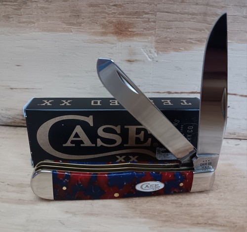 CASE XX KNIVES 51000 SMOOTH TRAPPER FREEDOM KIRINITE STAINLESS POCKET KNIFE