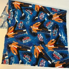 Elvis Presley Dance Blue Starry Night Graceland Cars Quilt Craft Fabric Shamash
