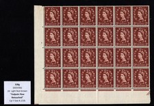 Wilding Specialist - S38g Cyl 7 Dot 2d St Edwards Crown with Listed Flaw (MNH)