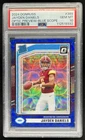 2024 Donruss Jayden Daniels Optic Rated Rookie Preview Blue Scope #389 PSA 10