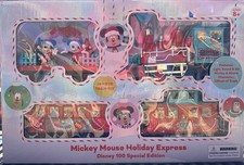 Mickey Mouse Holiday Express Disney 100 Special Edition Train Set Christmas 1