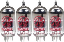 Jj Electronic 12Ax7 Ecc83 Preamp Tubes Package Of 4 For Musicians Amps