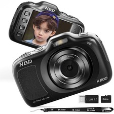 NBD 64MP Digital Cameras for Photography,4K Point and Shoot Camera,16X Zoom C...