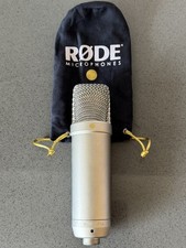 RODE NT1-A Condenser Microphone + Cradle + Pop Filter