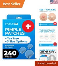 Pimple Patches for Face 240 Patches, Hydrocolloid Acne Patches with Tea Tree ...
