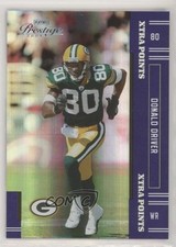 2005 Playoff Prestige Xtra Points Purple 87/100 Donald Driver #49 fm0