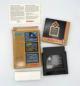 Vintage "Skull and Crossbones" - Tengen - (Nintendo NES, 1990) CIB w/ Cut Box