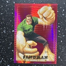Sandman 2024 Skybox Marvel Masterpieces '92 Platinum #77 Red Prism /492
